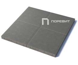 Тротуарная плитка Квадрат 500х500х60 мм, Серый (ПОД ЗАКАЗ)