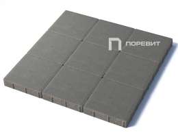 Тротуарная плитка Квадрат 300х300х80 мм, Серый (ПОД ЗАКАЗ)