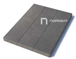 Тротуарная плитка Прямоугольник 600х300х80 мм, гранит, Серый (ПОД ЗАКАЗ)