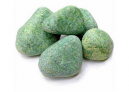 Камень для сауны Жадеит,10кг шлифов. (средний) (Кристалл)     