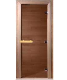 Дверь банная (БРОНЗА) 1800*600 кор. ольха-липа DW